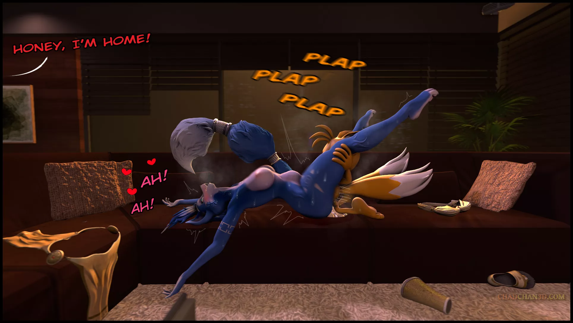 Fox McCloud comes home to a surprise. (Furry NTR)