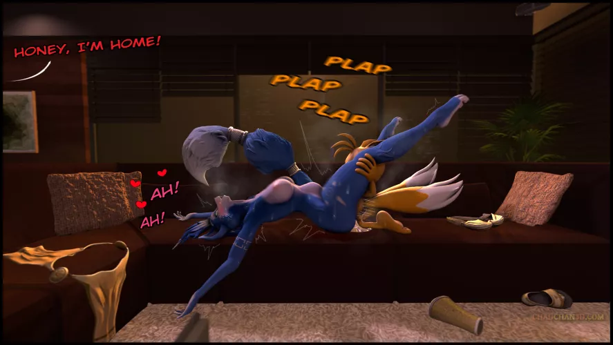 Fox McCloud comes home to a surprise. (Furry NTR)