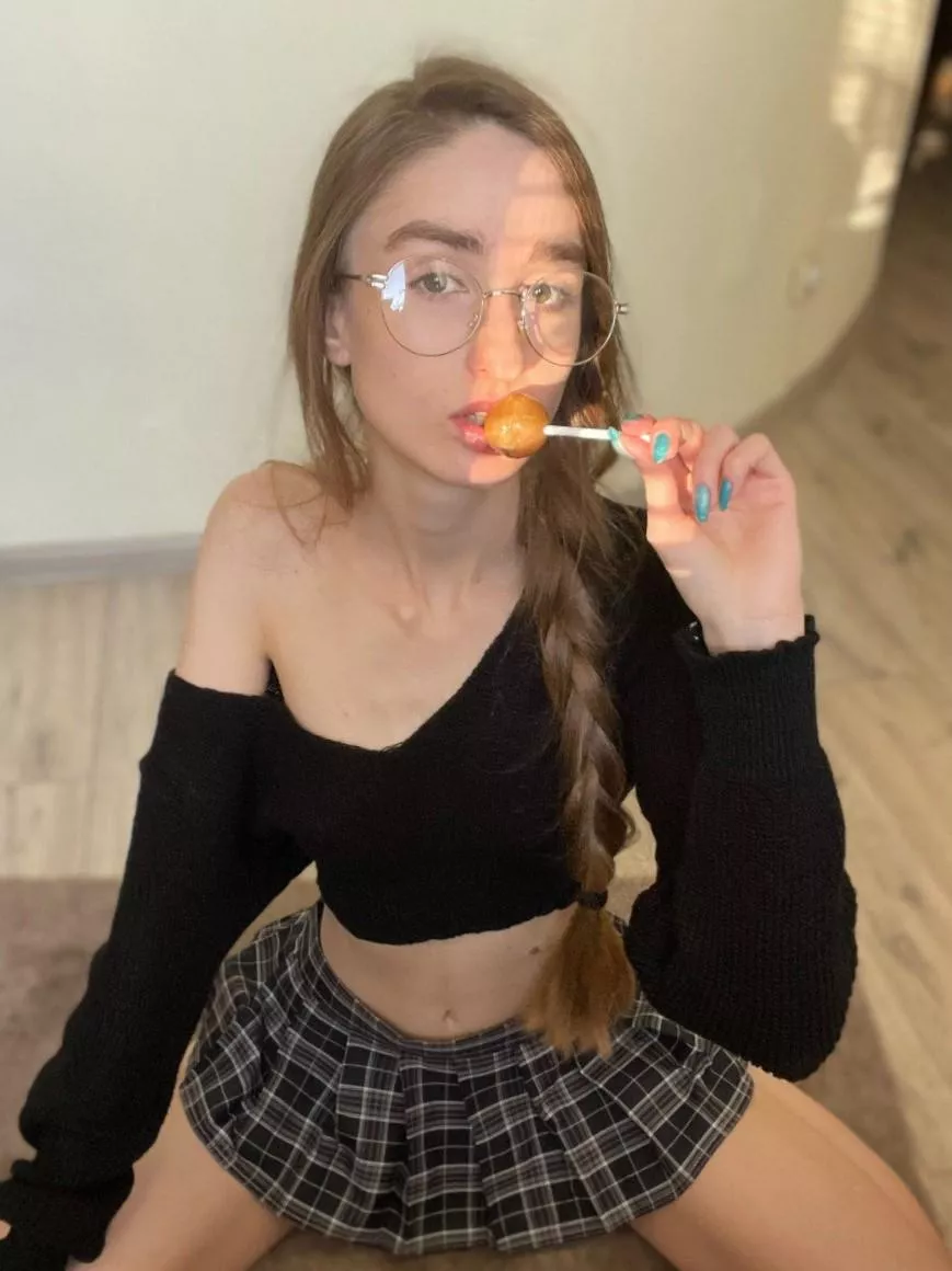 Glasses make me feel very naughty