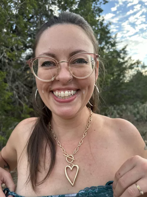 Happiest with a face full of cum