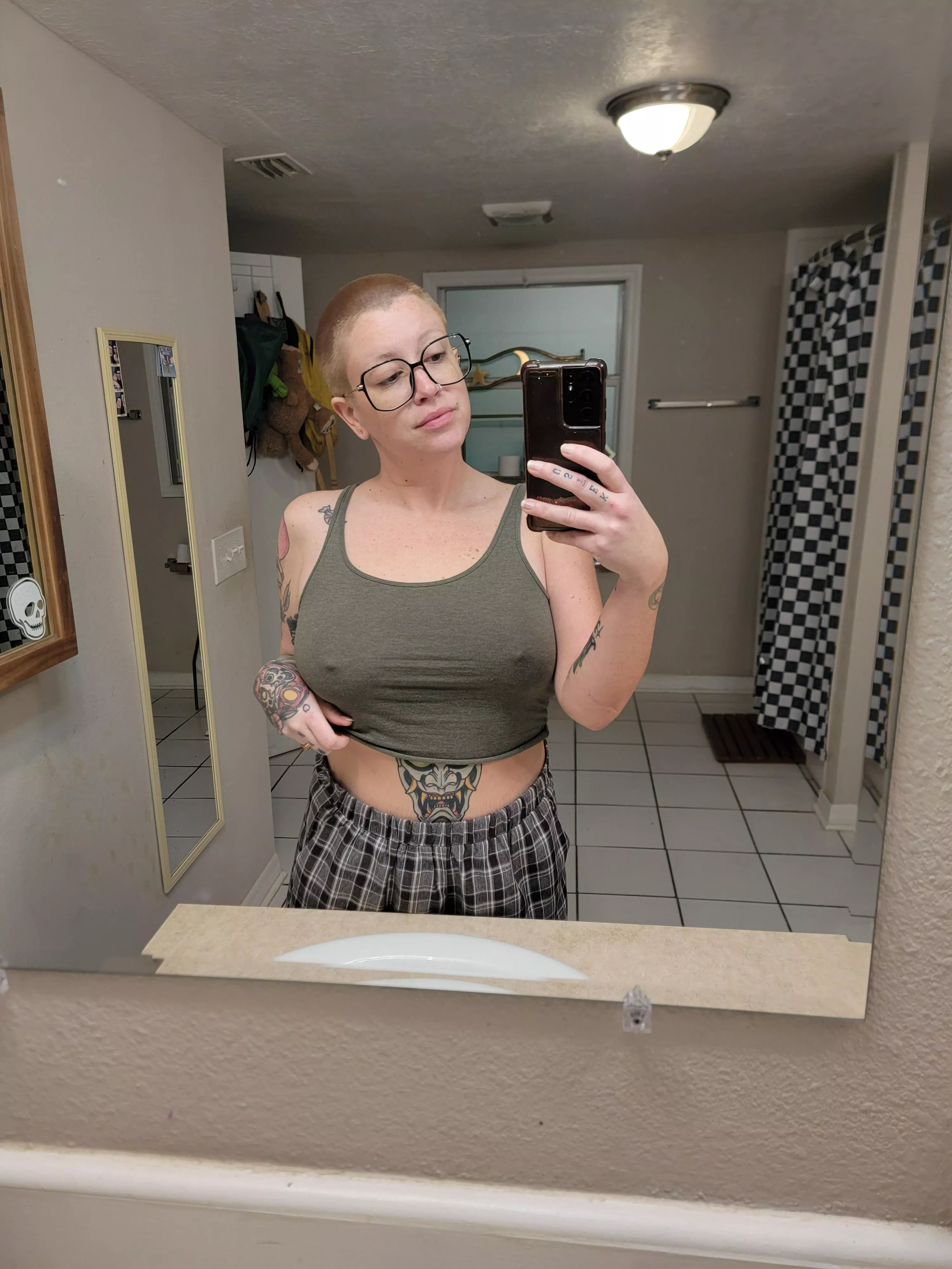I hope you see this first thing in the morning! No makeup, pajamas, big tits 🫶