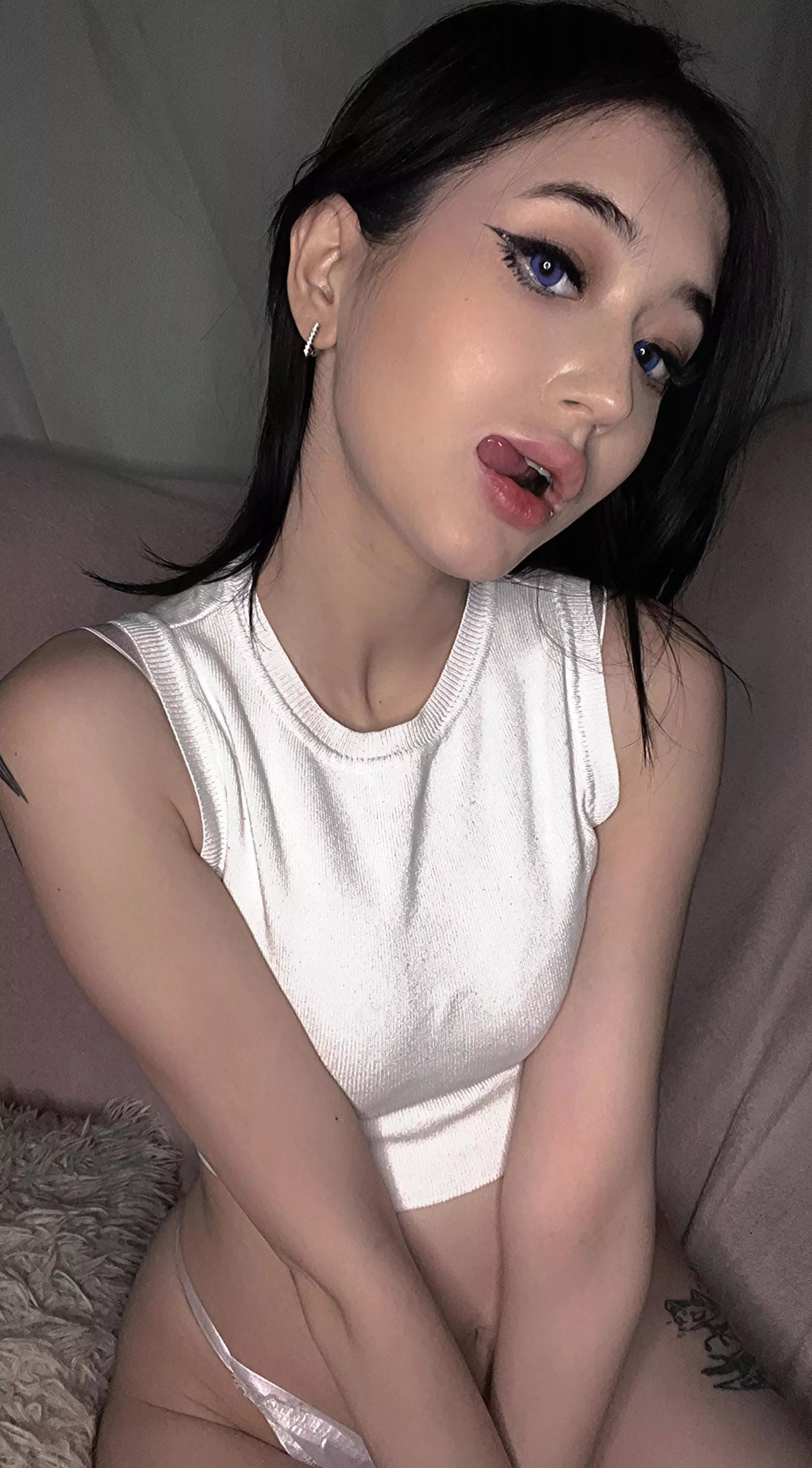 I will wait for you like this at home...