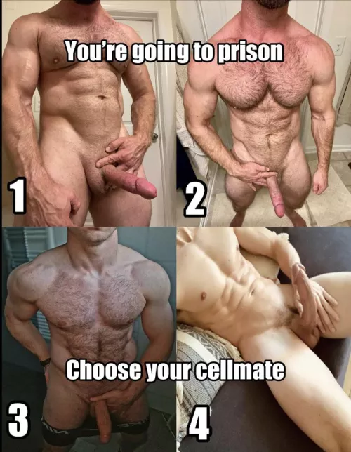 I’m taking 2 all day long…. I love a hairy man and muscles on a guy 🙈