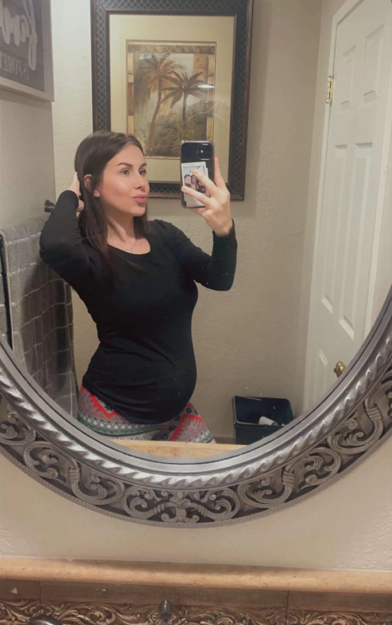 Is clothes on okay for this sub? 😇 You can see my pregnant belly thru my clothes 😘♥️