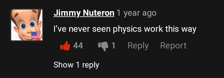 Jimmy Neutron reaction