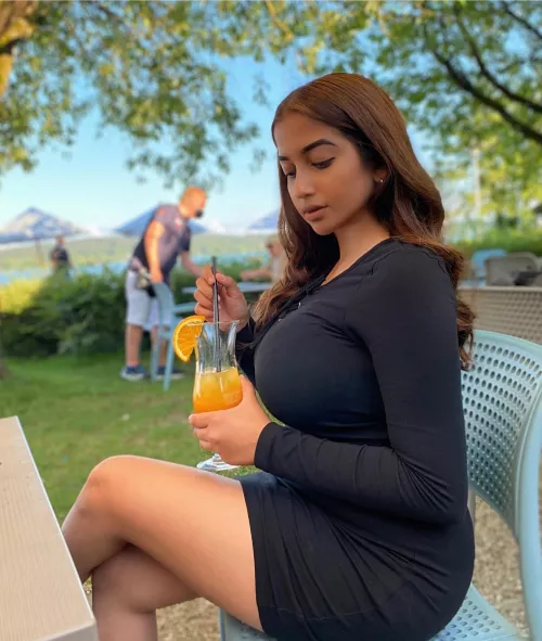 Juice, some orange juice