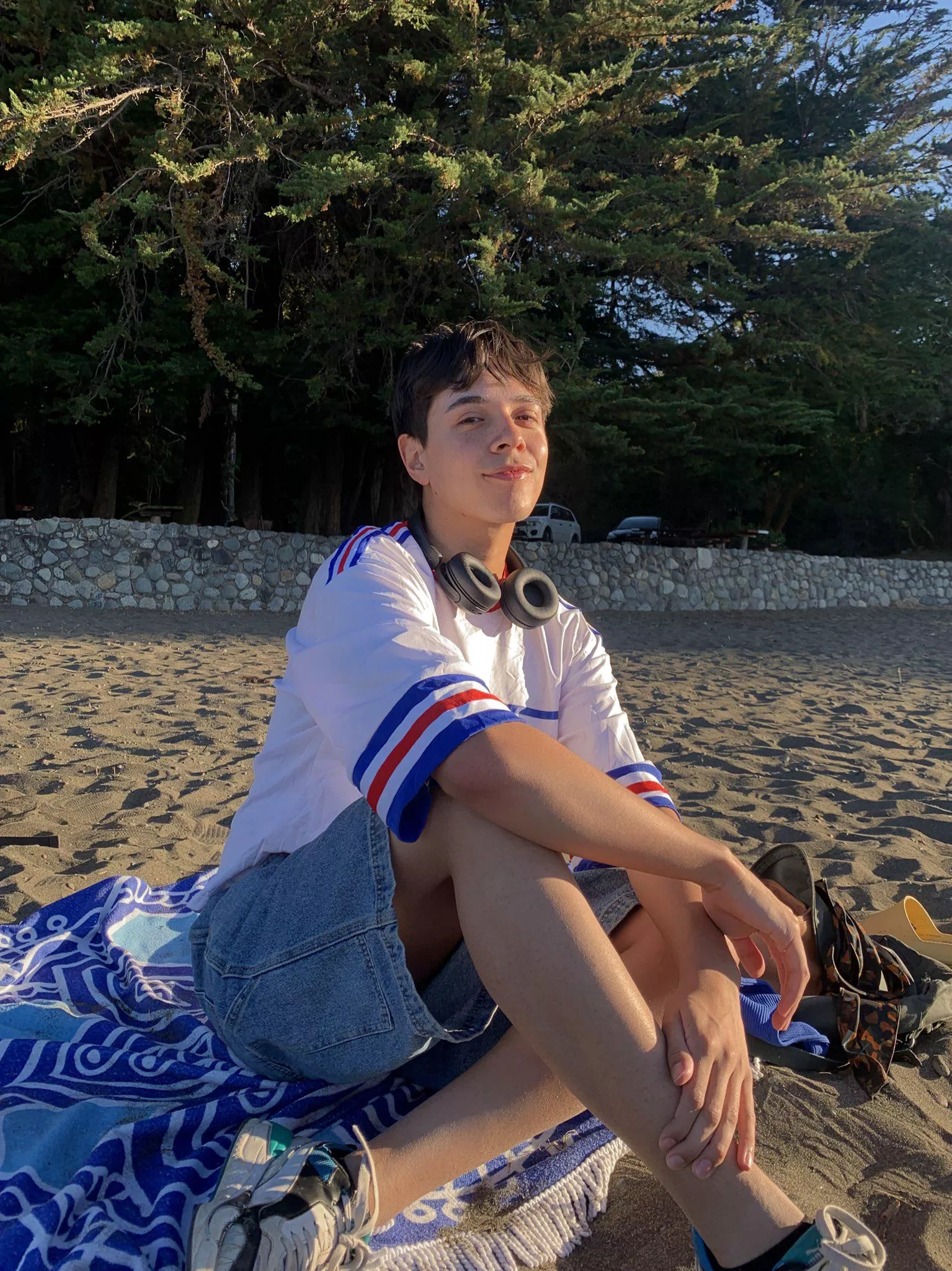 Just a bro enjoying the summer breeze