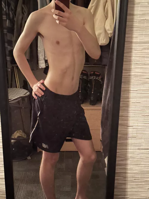 just went for a run!