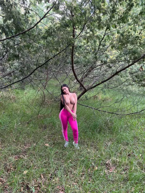 Let's have some workouts here in the woods