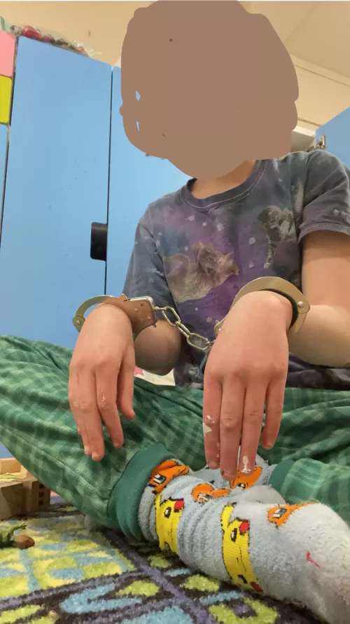 Locked up for being too cute 😞