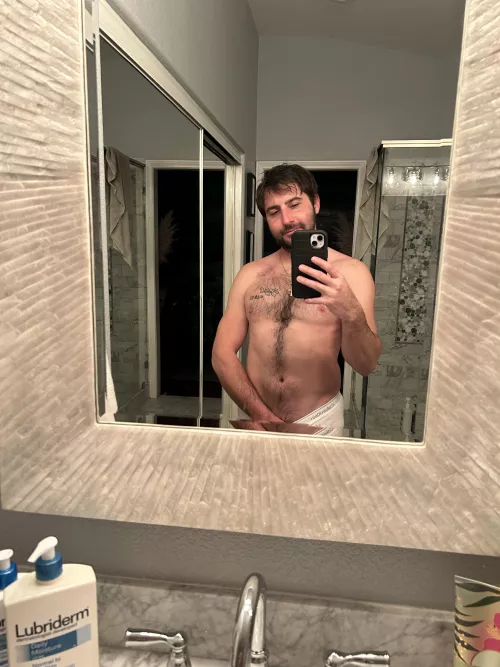 Lubriderm, whitey tighties and my hand on my dick 🍆