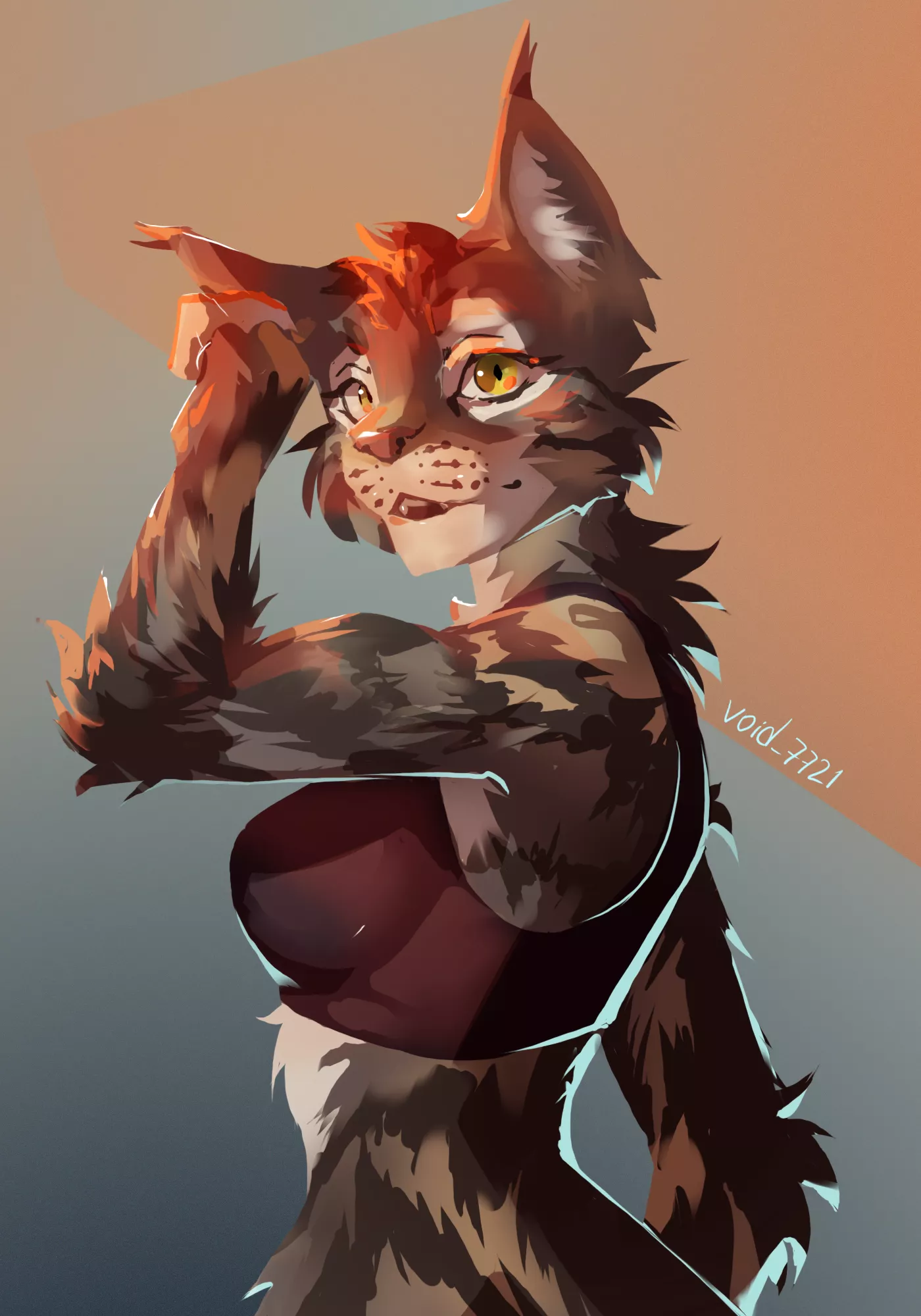 Maine coon in the sun :3 [comms open!]