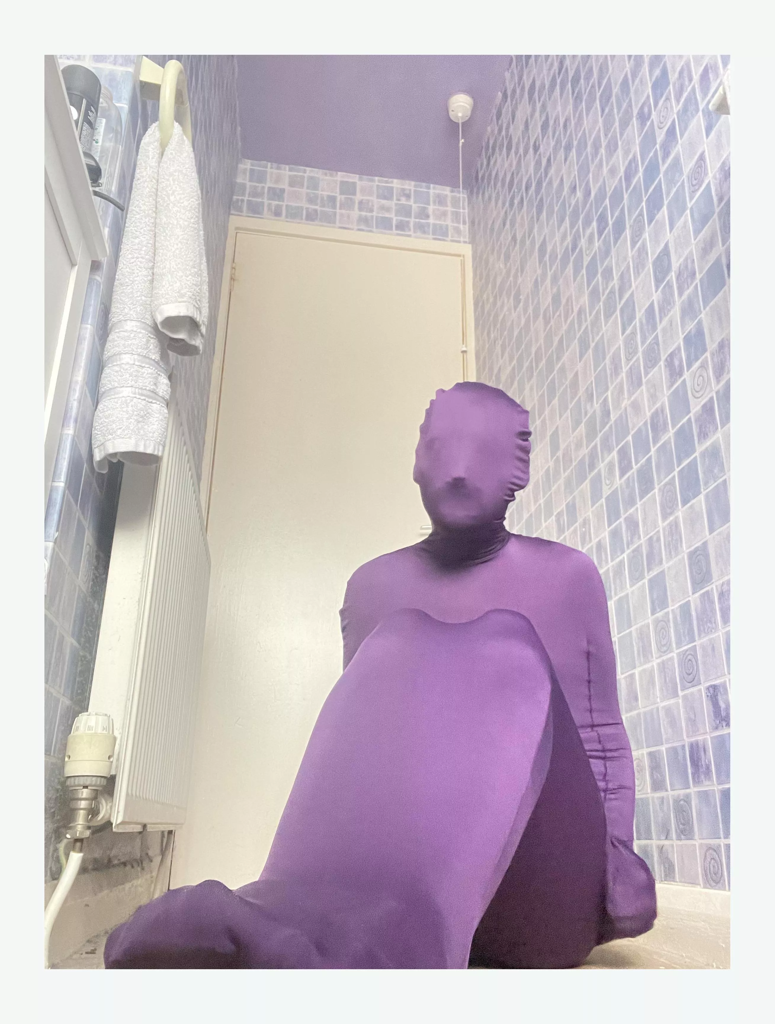 My first post this is me in my purple zengai sack with internal sleeves