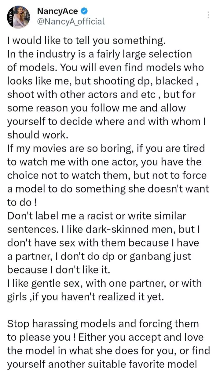 [Nancy A on twitter] What do you think?🤔