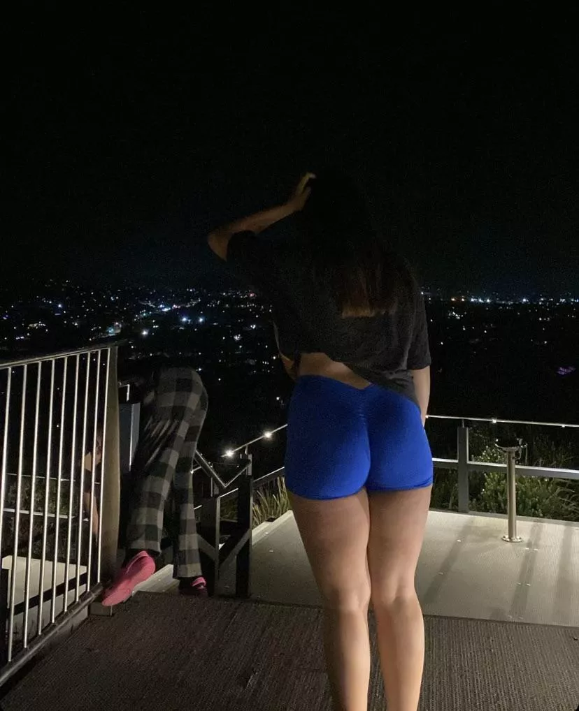 Nighttime is the perfect time to show off your ass