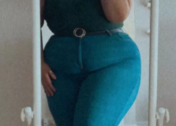 Nothing says tight jeans like a strained belt