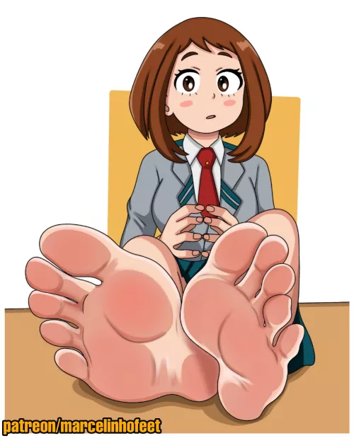 Ochaco (My Hero Academia) [Artist: Marcelinhofeet]