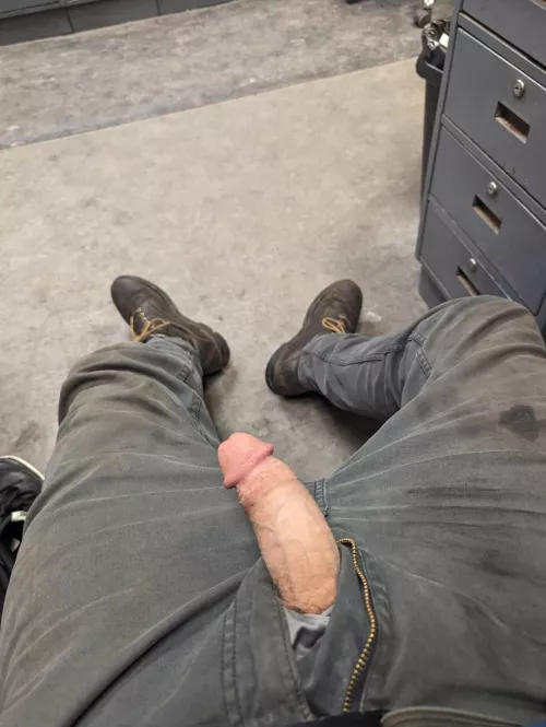 Oops thought my office door was locked [35]