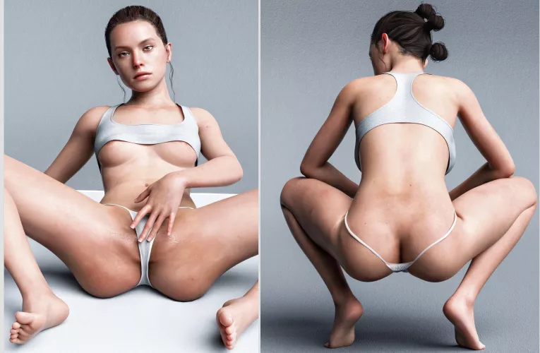 Rey teases her pussy and ass (agent_4_tea_se7en)