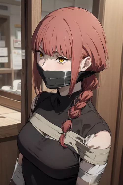 She thinks she can control anyone but here she is fully gagged unable to say anything