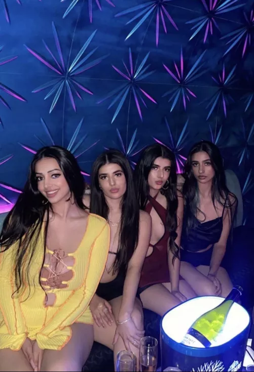 Sisters at the club, who are you taking home? [4]