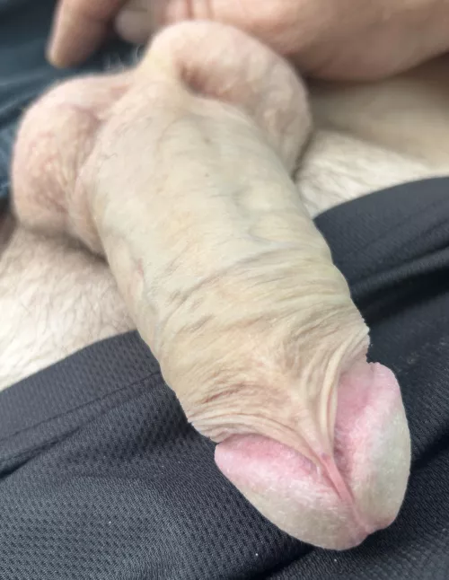 Sitting in the truck