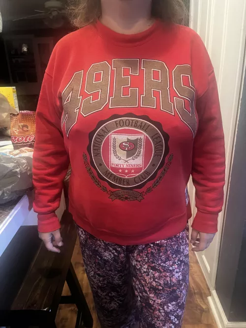 Someone was excited about the outcome of the game last