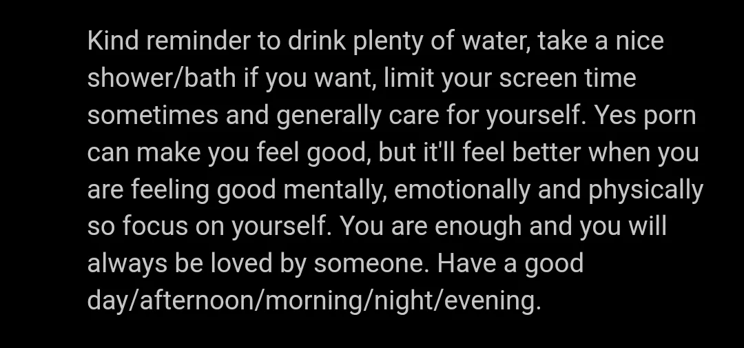 take care of yourself