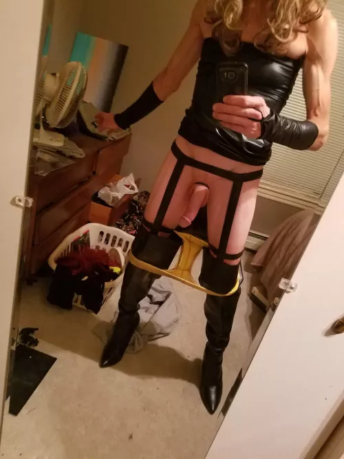 Thin sissy ringed, plugged, and excited