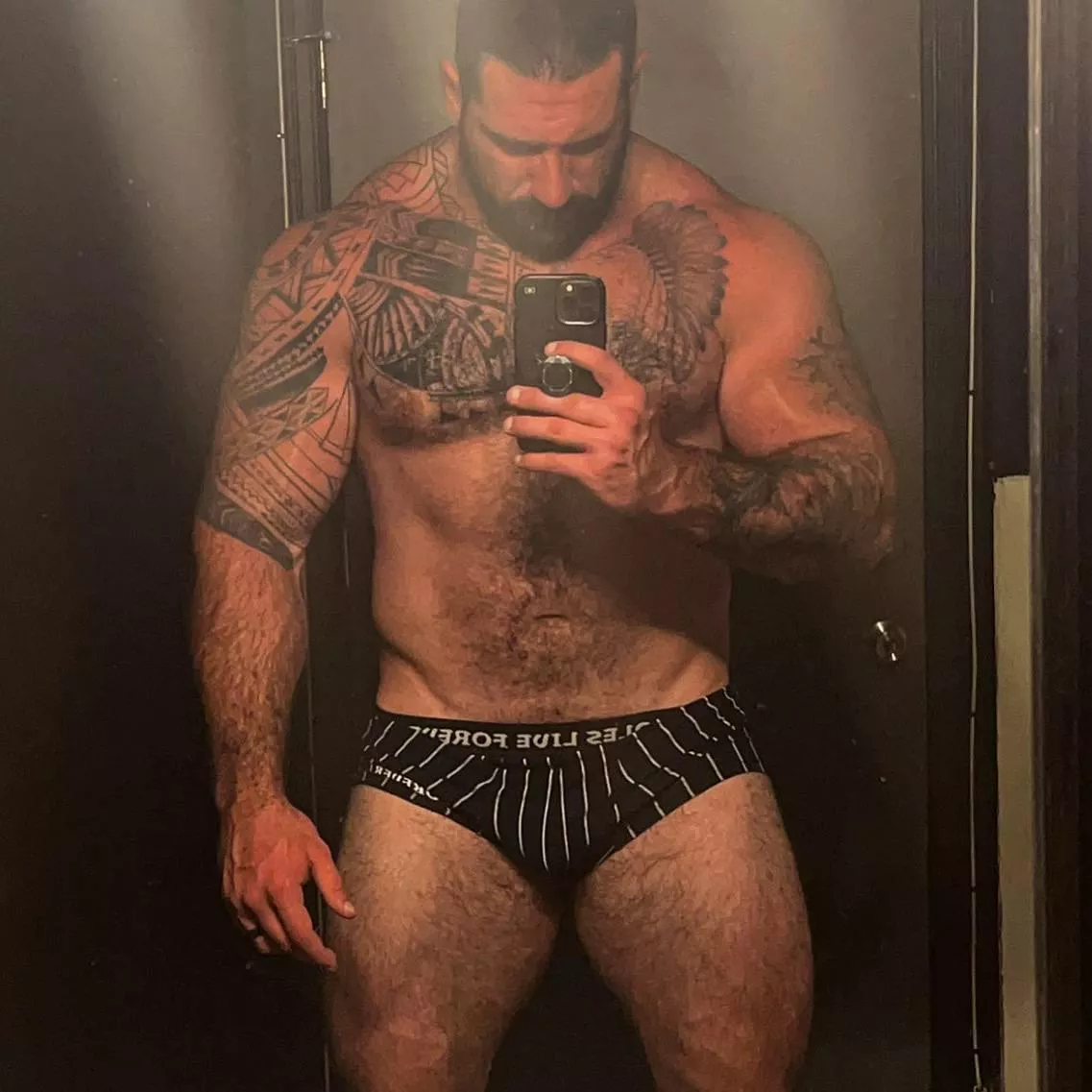 Think they know there’s a big ginger dick under these tight short?