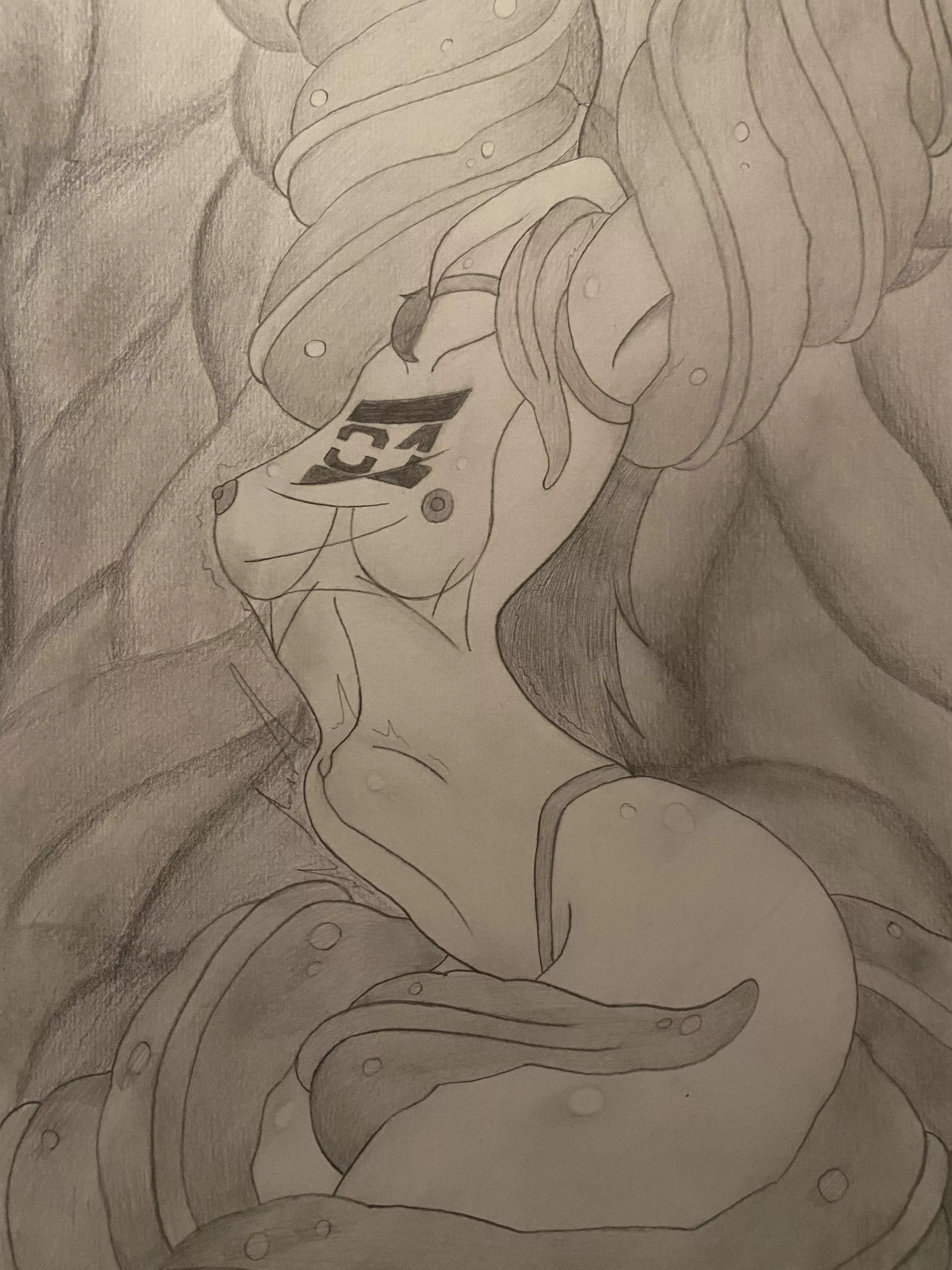 Thoroughly used (art by me)