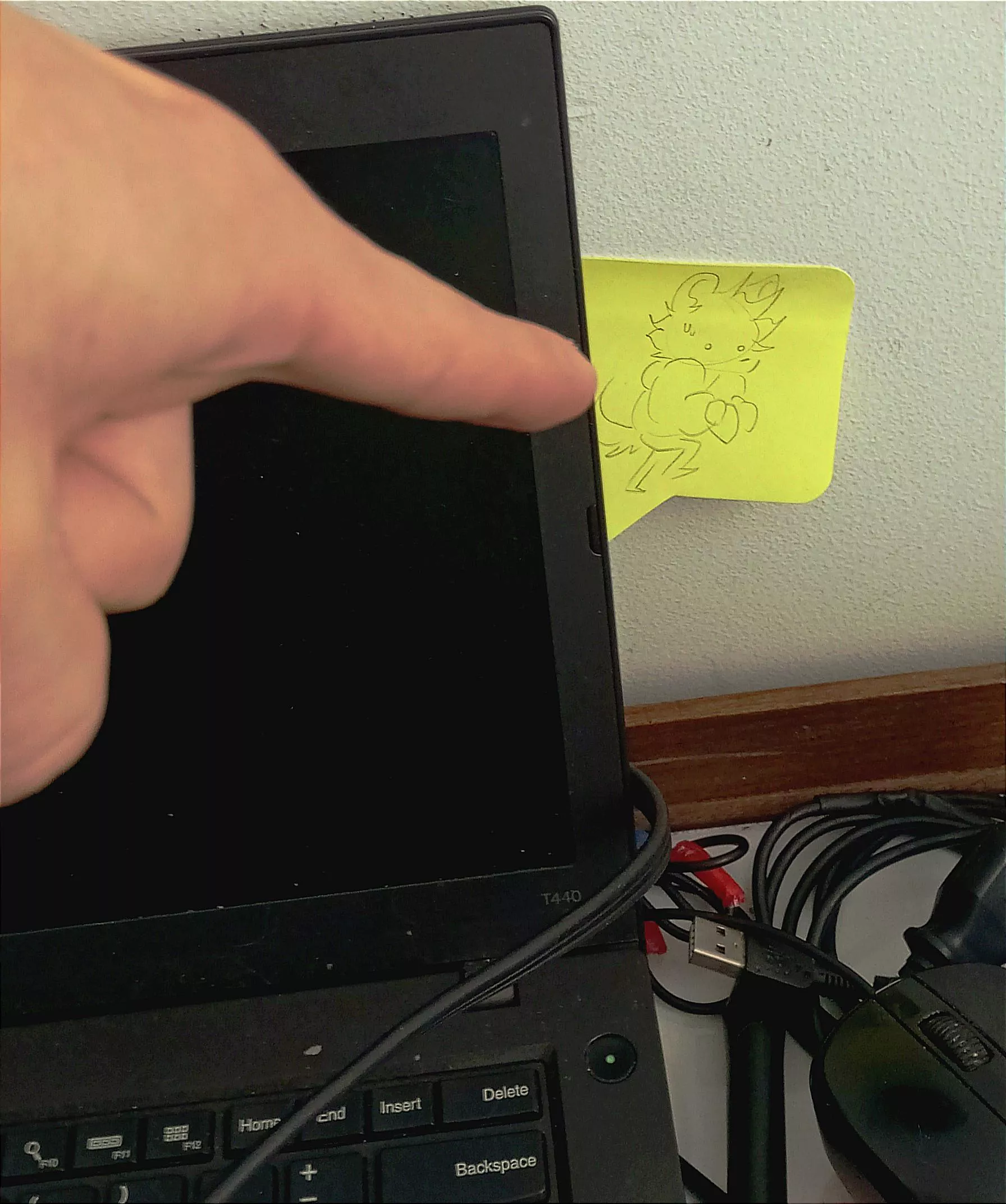 YOU, GET BACK TO THE COMIC!!! (by me)