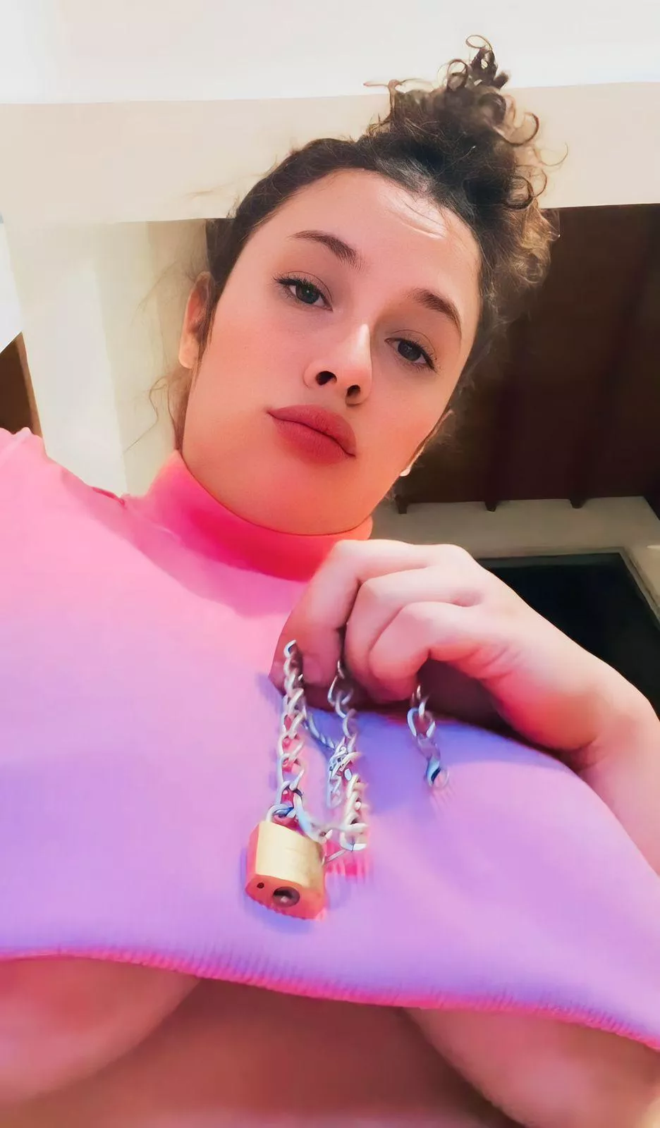 You love my tits and you love to imagine my ass on top of you but in your dreams because it will never happen.