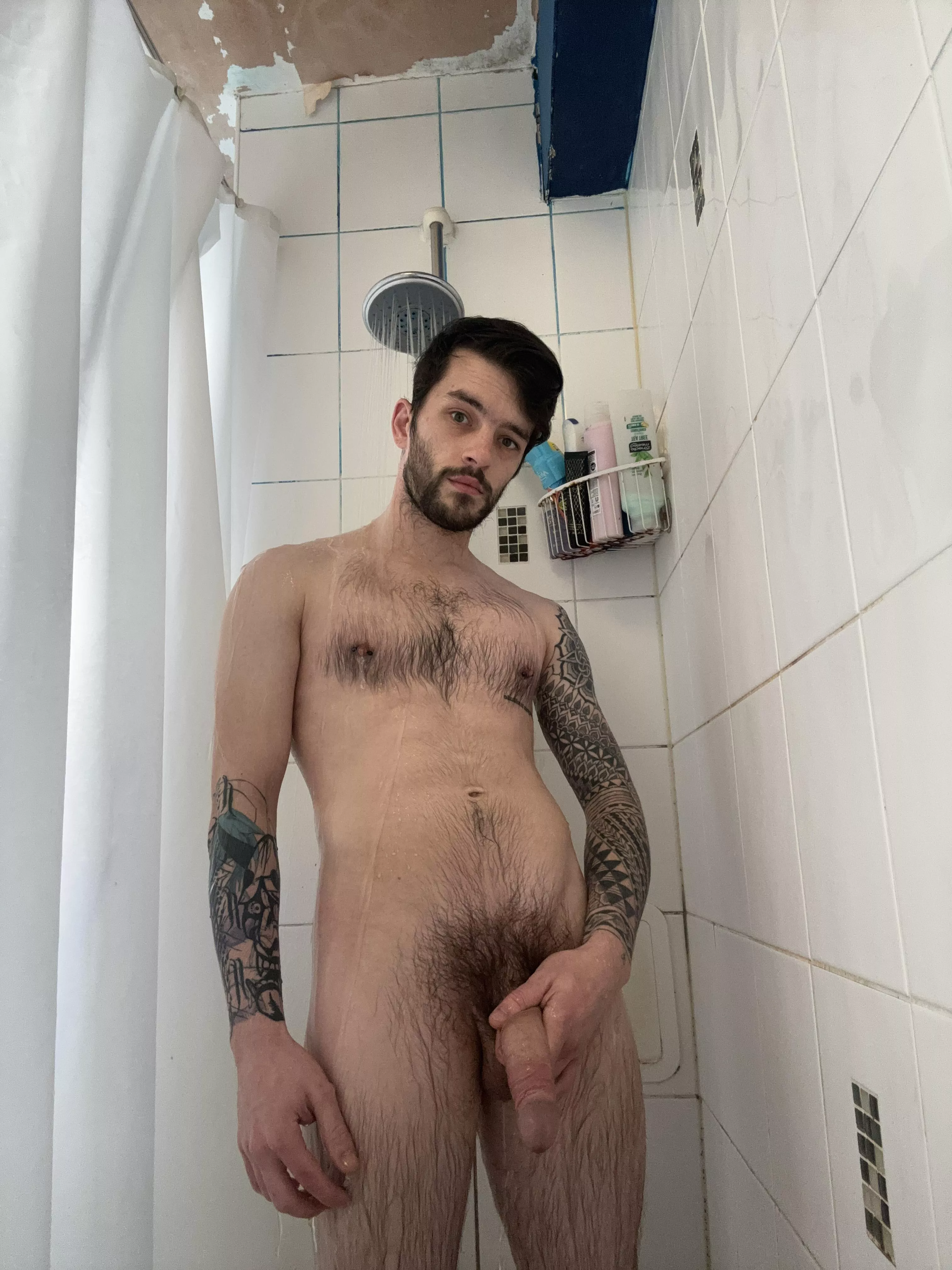 You walk in on me showering, now what?