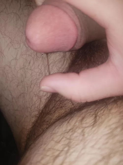A nice string of precum
