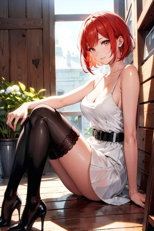 Alone Time at her Place