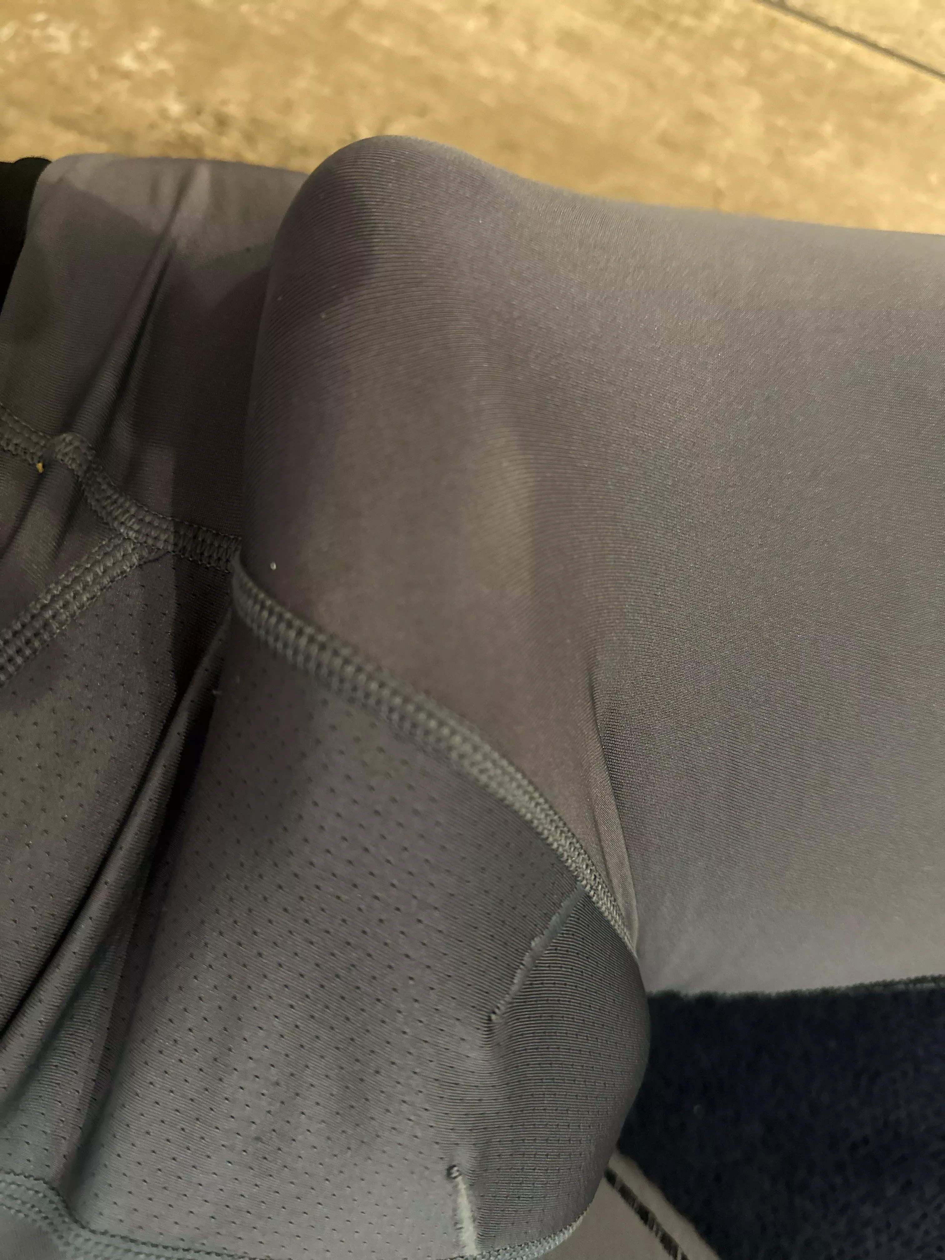 Average white cock in Nike shorts