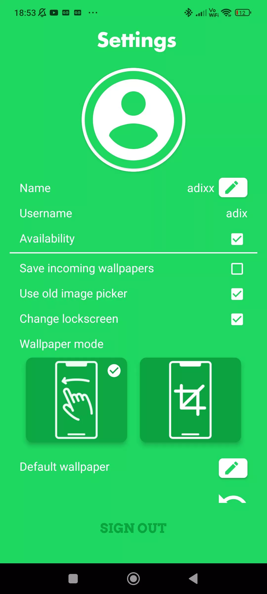 Do you want to control my wallpaper through the Wall Claimer application without limits. Nickname: adixx