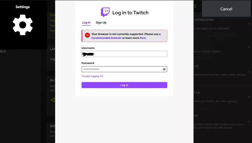 Does anyone know why this happens with Geforce Experience?