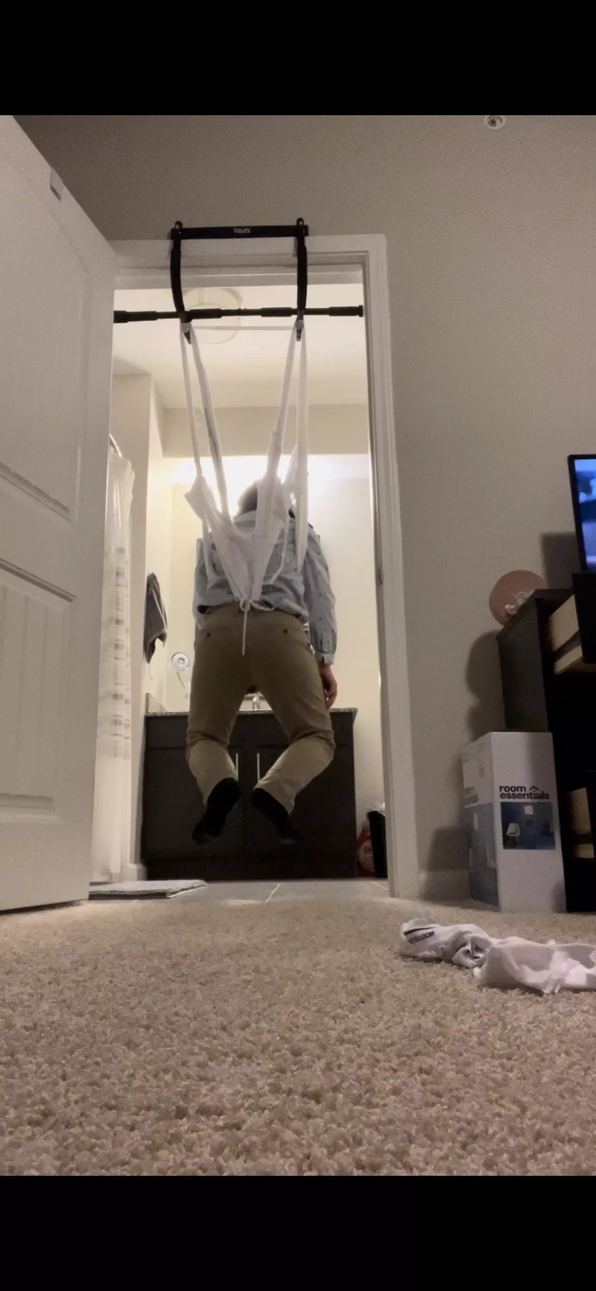 Hanging wedgie video