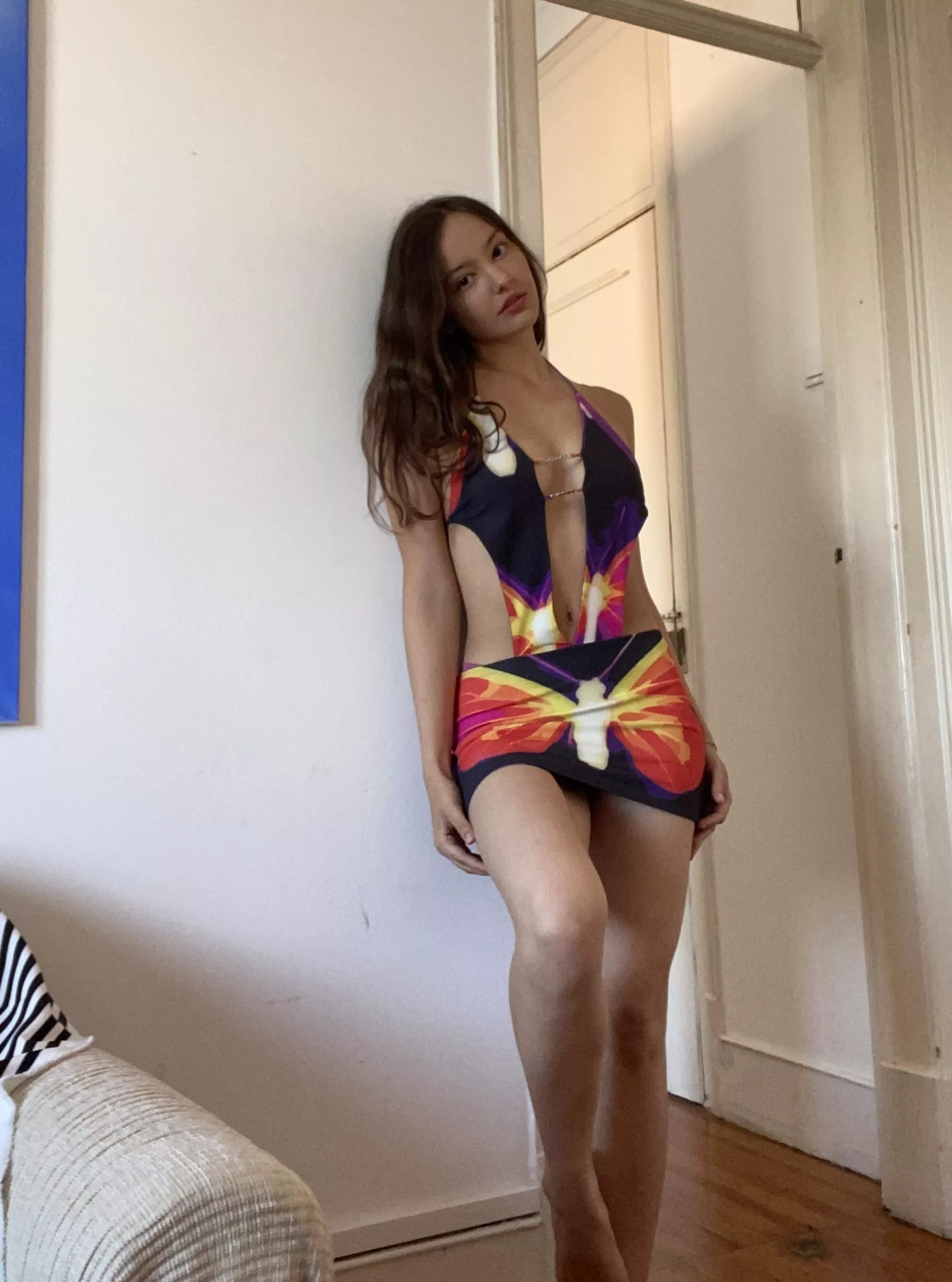 I looked way better out of this dress