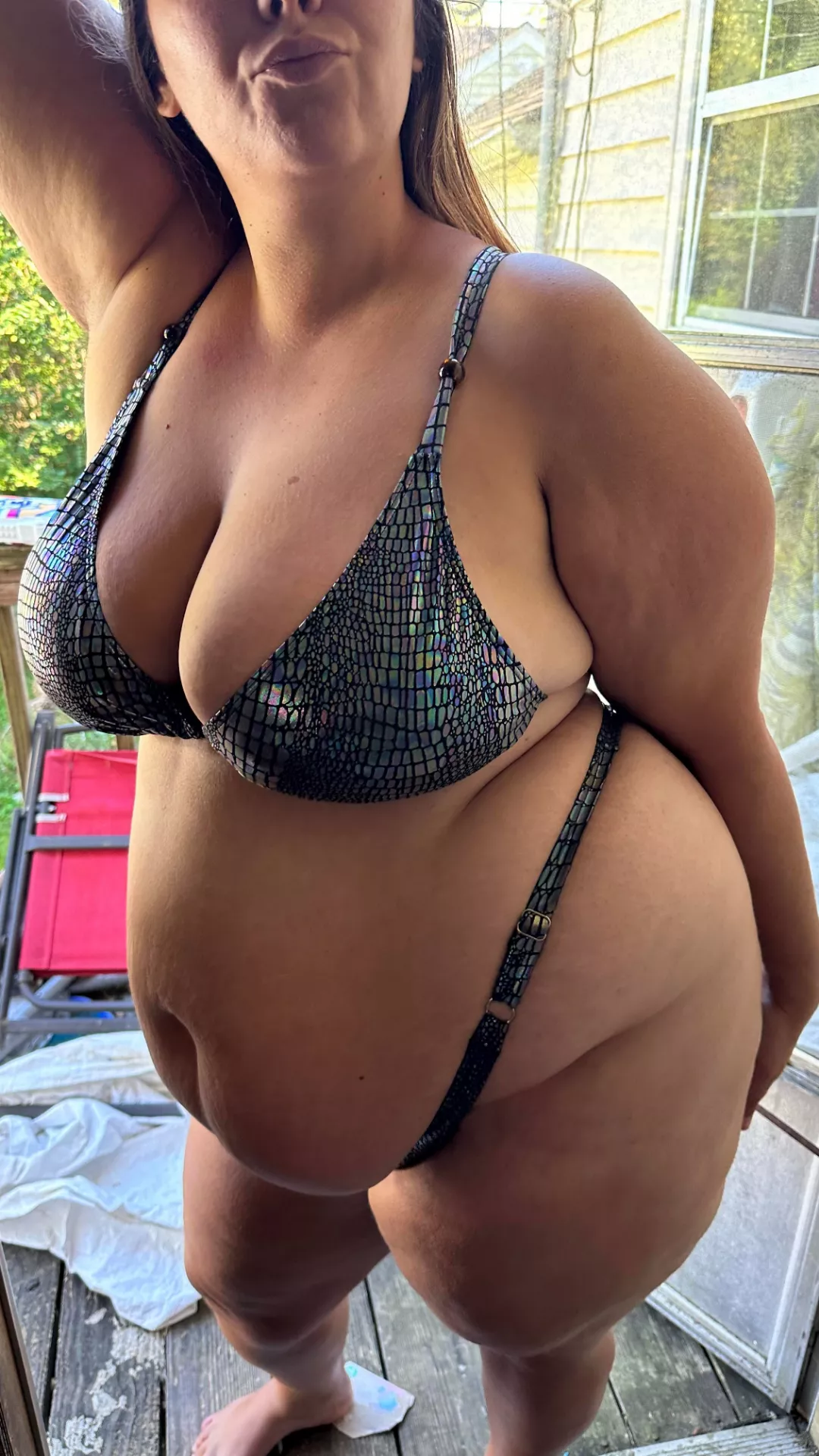 I love how this bikini fits on me!