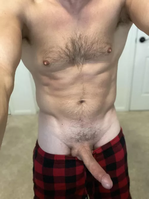 Just a WFM Daddy in his flannel pjs (46)