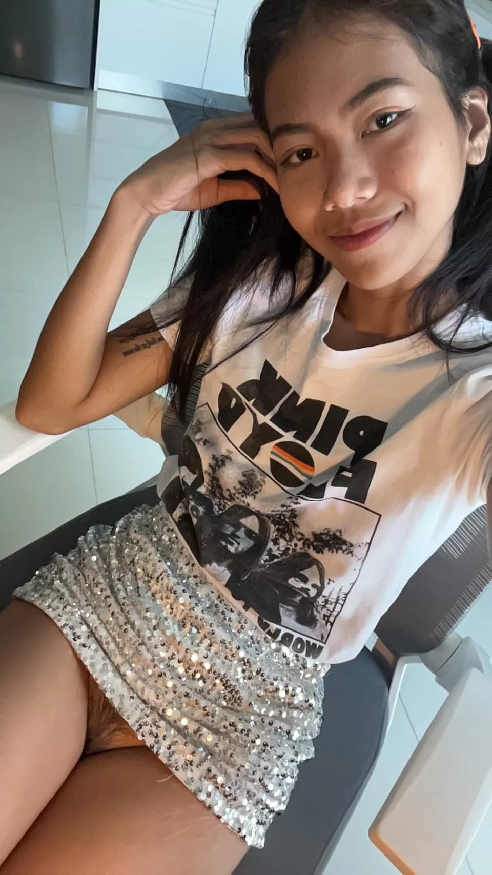 Just back from job interview, do u think I got the job? Subscribe my free Onlyfans🦄