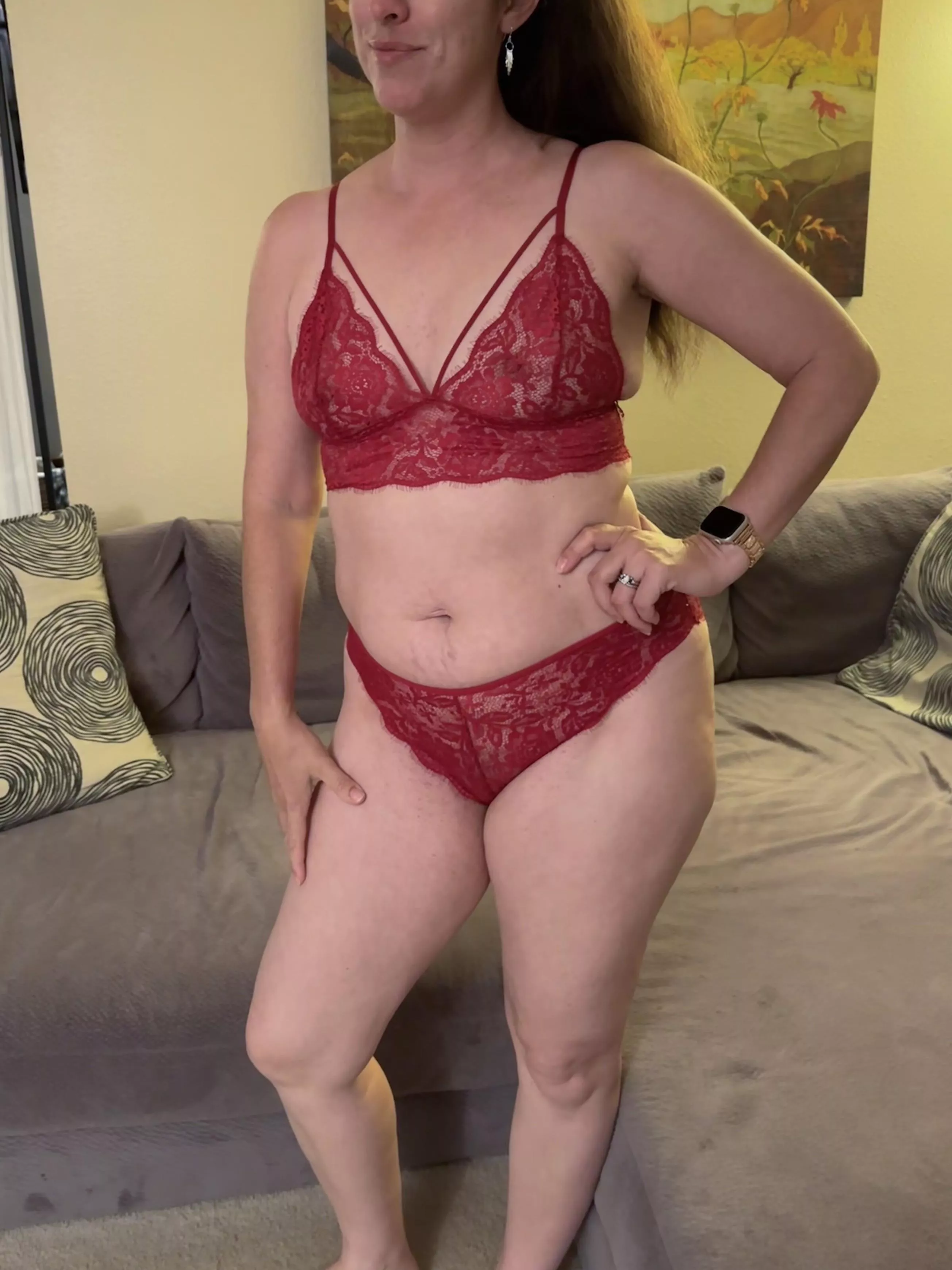 Keep the lingerie on or off. It’s your decision.