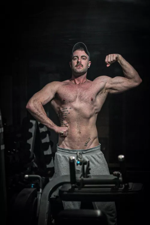 Late night workout photo!