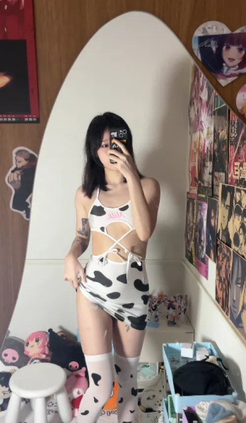 Let's make a homemade in front of the mirror