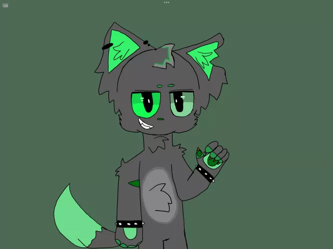 Look at this punk. (Art by me)