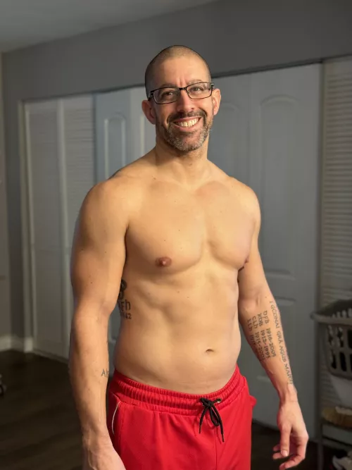 [M] at 47 it’s harder to maintain that fitness and health. But we try!