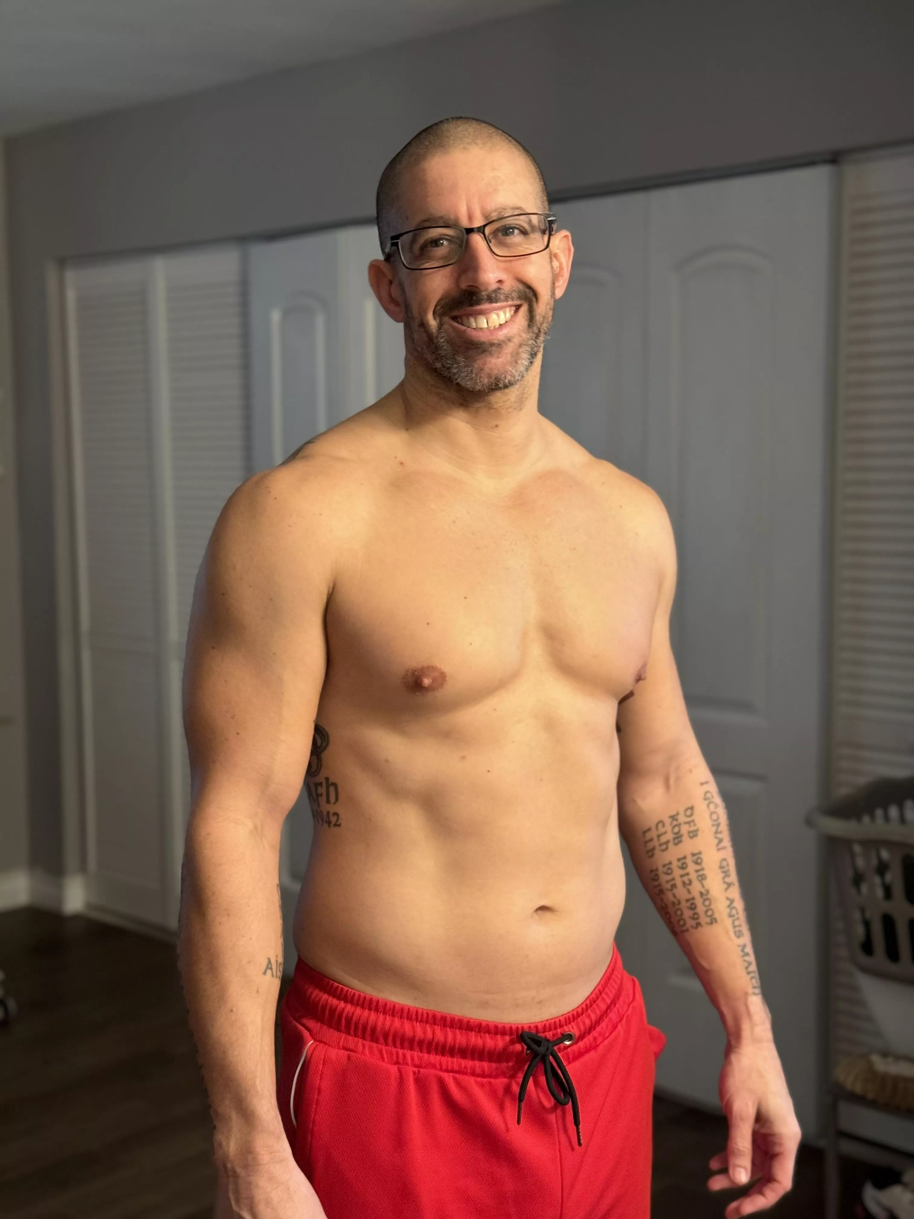 [M] at 47 it’s harder to maintain that fitness and health. But we try!